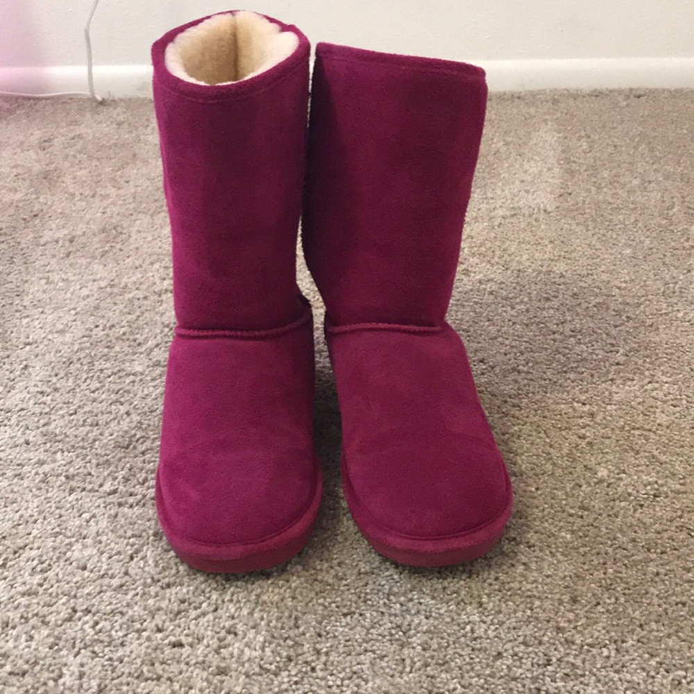 Bearpaw pink boots